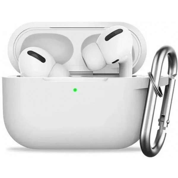 Силиконовый чехол Rumi для Apple AirPods 3 Белый - фото 1 - id-p187937453