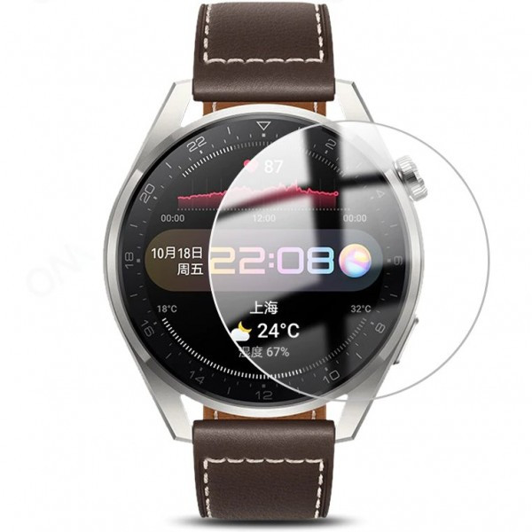 Защитное стекло Rumi для Huawei Watch 3 Pro, GT 3 Pro 46mm, GT 2 Pro / Garmin 7x - фото 1 - id-p187937457