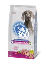 Сухой корм для собак PET360 SALUTE Adult Dog (индейка, ячмень) 12 кг