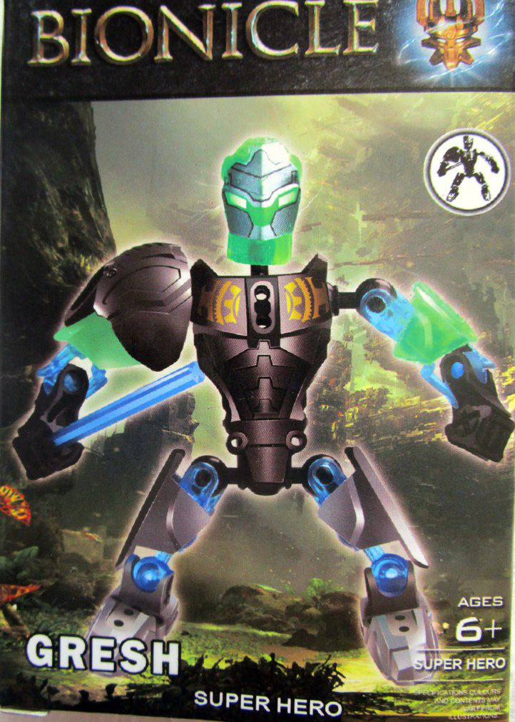 Мини фигурка HERO BIONICLE GRESH (хероу бионикл греш)