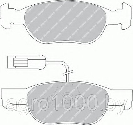 КОЛОДКИ ТОРМОЗНЫЕ ДИСКОВЫЕ FDB1040 DN