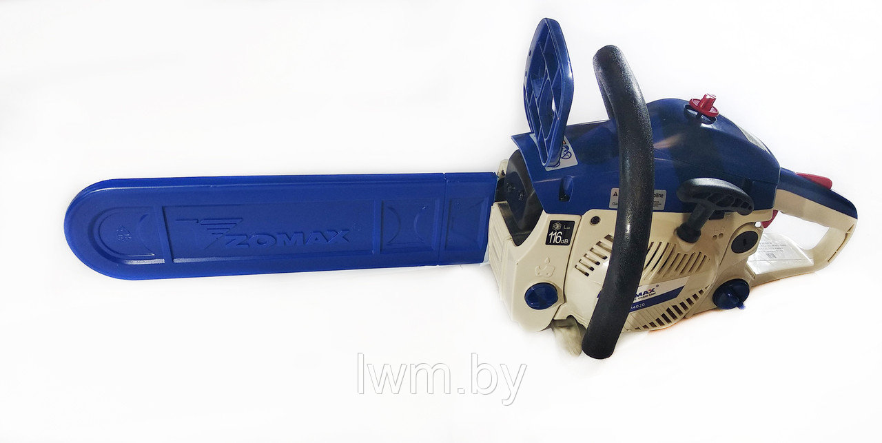 Бензопила ZOMAX ZM4020 (1,5 кВт., шина 16″(40см), цепь 3/8-1,3мм-56зв)