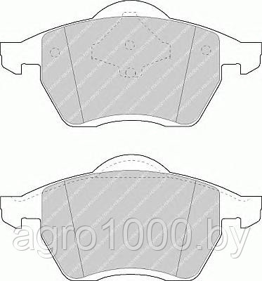 КОЛОДКИ ТОРМОЗНЫЕ ДИСКОВЫЕ FDB1055 DN