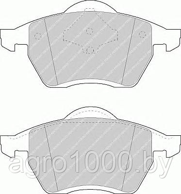 КОЛОДКИ ТОРМОЗНЫЕ ДИСКОВЫЕ FDB1055 DN