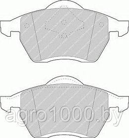 КОЛОДКИ ТОРМОЗНЫЕ ДИСКОВЫЕ FDB1055 DN