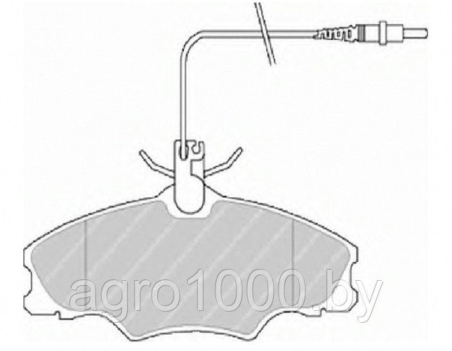 КОЛОДКИ ТОРМОЗНЫЕ ДИСКОВЫЕ FDB1062 DN