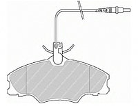 КОЛОДКИ ТОРМОЗНЫЕ ДИСКОВЫЕ FDB1062 DN