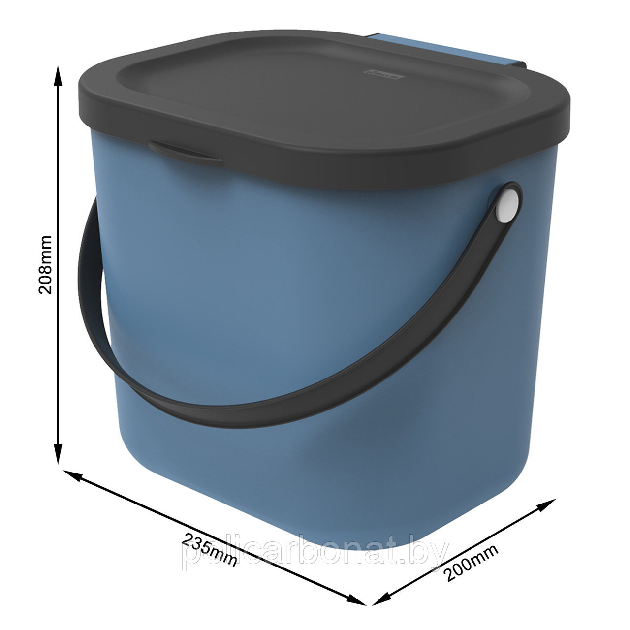 Урна для раздельного сбора мусора Albulino 6 л, синий - фото 2 - id-p187958857