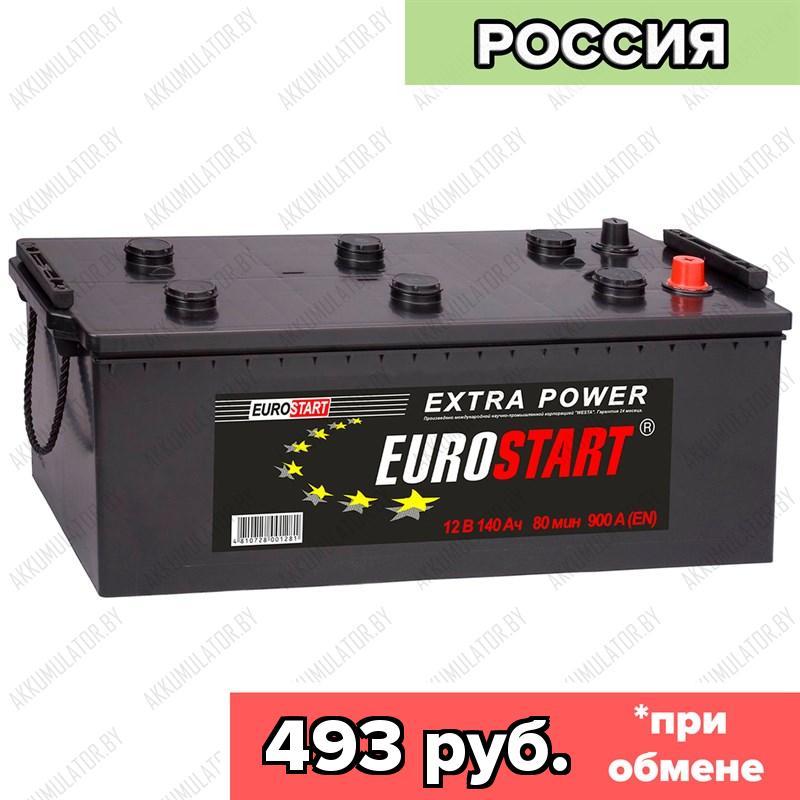 Аккумулятор Eurostart ExtraPower 6СТ-140 / 140Ah / 900А / Обратная полярность / 513 x 189 x 223