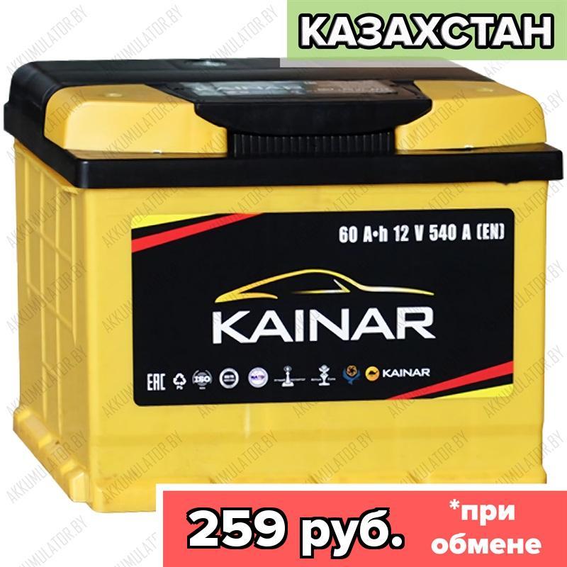 Аккумулятор Kainar / Низкий / 60Ah / 540А / Обратная полярность / 242 x 175 x 175