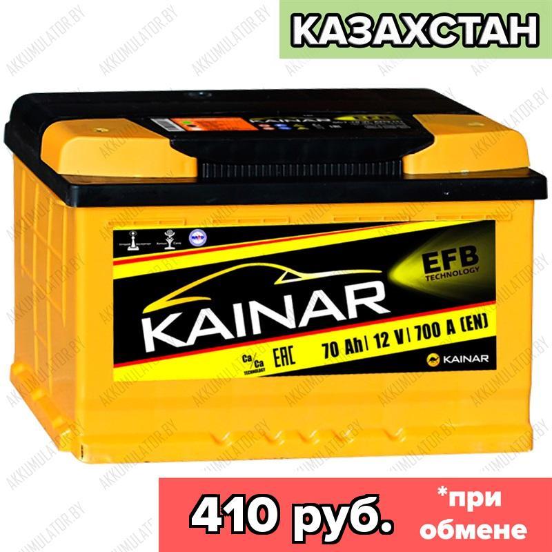Аккумулятор Kainar 70Ah + EFB / 700А / Обратная полярность / 278 x 175 x 190
