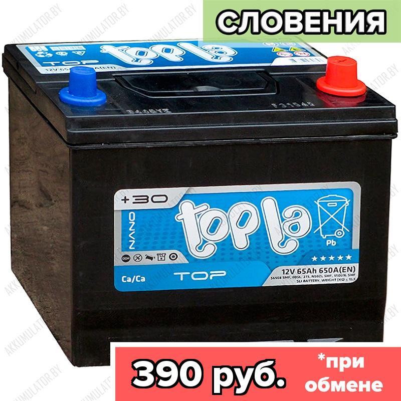 Аккумулятор Topla TOP JIS / [118665] / 65Ah / 650А / Asia / Обратная полярность / 232 x 172 x 200 (220)