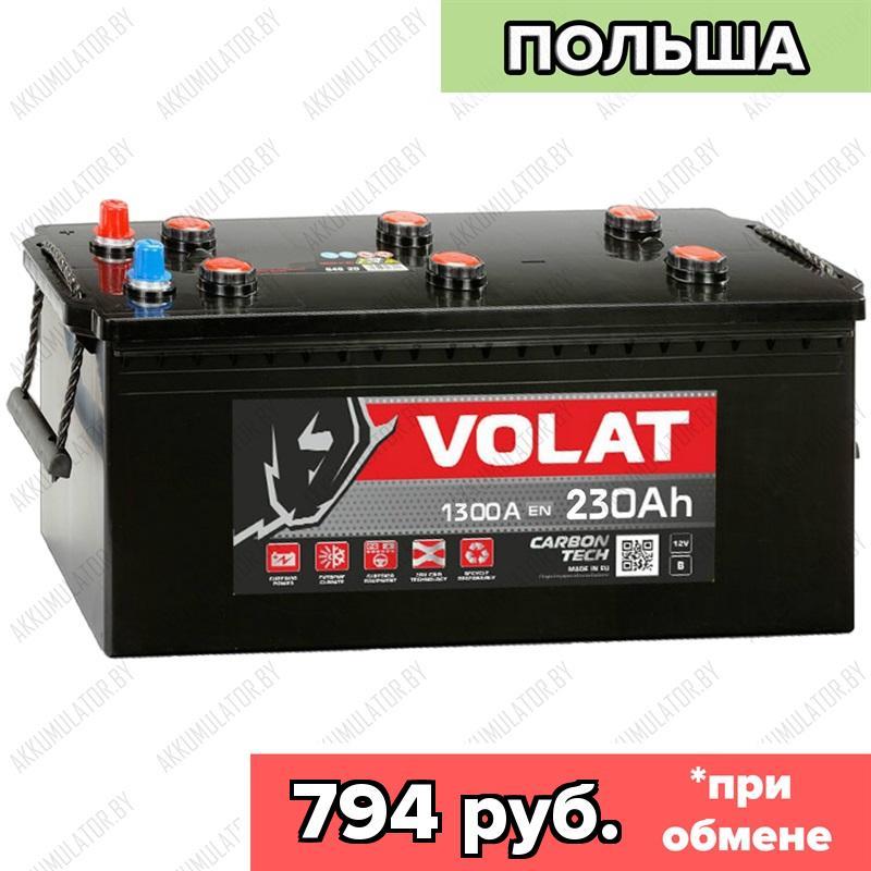 Аккумулятор VOLAT Truck 230Ah / 1 300А / Обратная полярность / 518 x 274 x 215