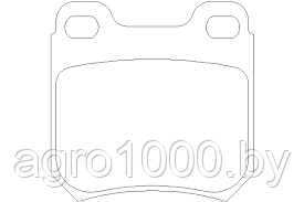 КОЛОДКИ ТОРМОЗНЫЕ ДИСКОВЫЕ FDB1117 DN