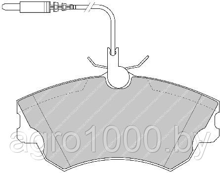 КОЛОДКИ ТОРМОЗНЫЕ ДИСКОВЫЕ FDB1124 DN