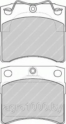 КОЛОДКИ ТОРМОЗНЫЕ ДИСКОВЫЕ FDB1131VR DN