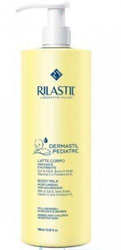 Молочко для тела Rilastil Dermastil Pediatric увлажняющее питательное для чувствительной кожи младенцев и