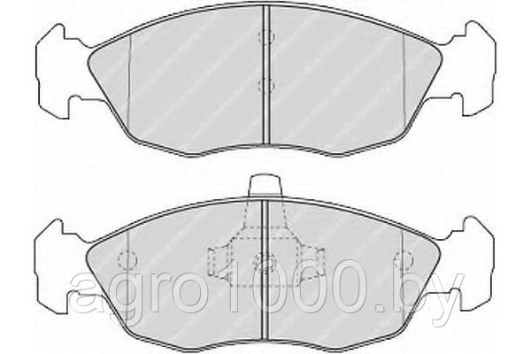 КОЛОДКИ ТОРМОЗНЫЕ ДИСКОВЫЕ FDB1168 DN