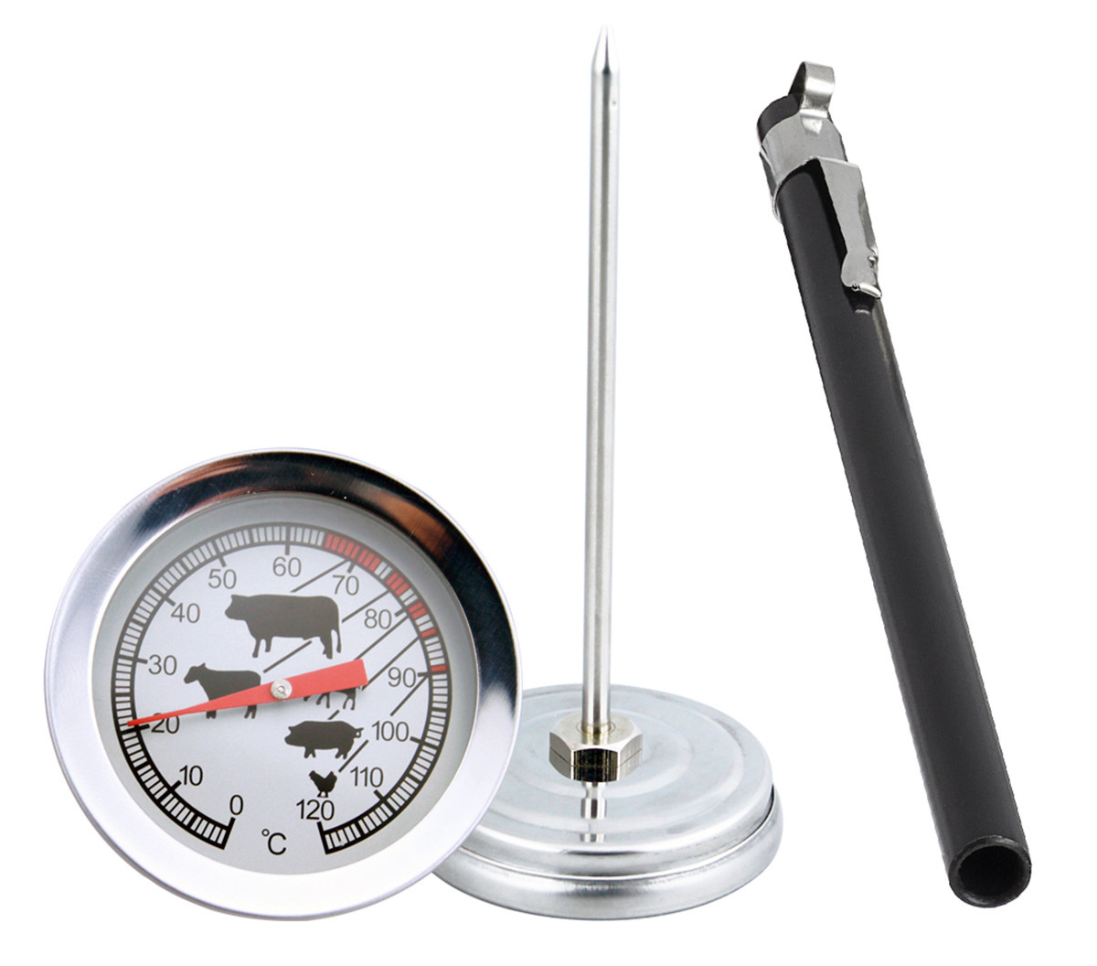 Термометр для гриля и барбекю с клипсой SiPL - фото 1 - id-p187995439