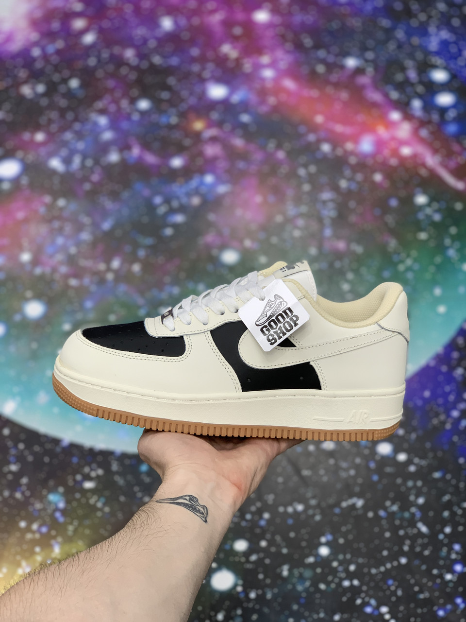 Кроссовки Nike Air Force 1 Low Beige Black Brown