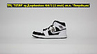 Кроссовки Air Jordan 1 Mid White Black, фото 3