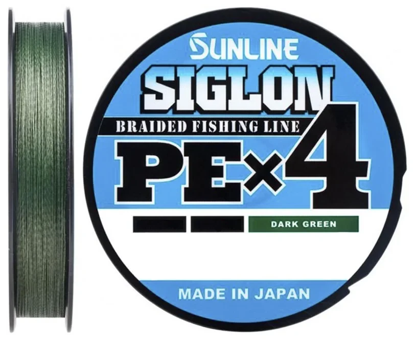 Плетеный шнур SUNLINE SIGLON PE x 4 DARK GREEN #0.2/0.076 - фото 1 - id-p187997404