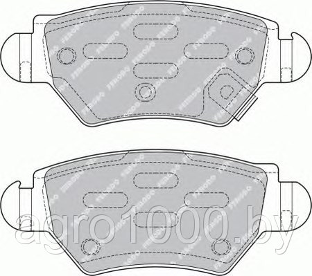 КОЛОДКИ ТОРМОЗНЫЕ ДИСКОВЫЕ FDB1294 DN