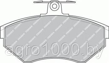 КОЛОДКИ ТОРМОЗНЫЕ ДИСКОВЫЕ FDB1312 DN