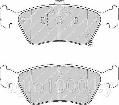 КОЛОДКИ ТОРМОЗНЫЕ ДИСКОВЫЕ FDB1321 DN