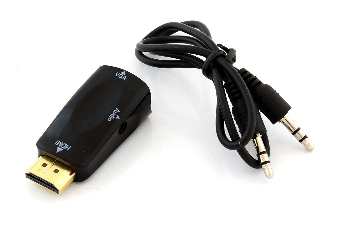 Адаптер HDMI в VGA D-Sub + аудиовыход SiPL - фото 2 - id-p188003920