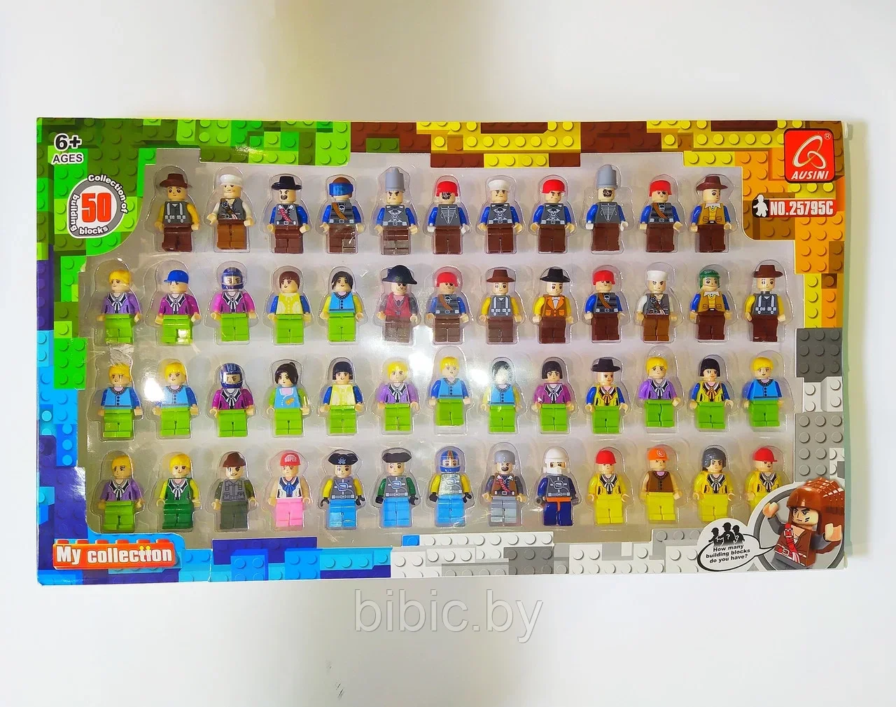 Фигурки Лего Lego Minecraft 50 героев человечки, серия майнкрафт конструктор - фото 3 - id-p183767382