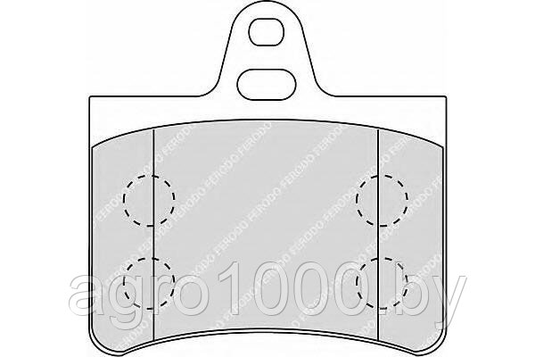 КОЛОДКИ ТОРМОЗНЫЕ ДИСКОВЫЕ FDB1413 DN - фото 1 - id-p6929114