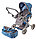 9346 Коляска для кукол с люлькой, коляска-трансформер MELOBO, от 2-х лет, фото 5