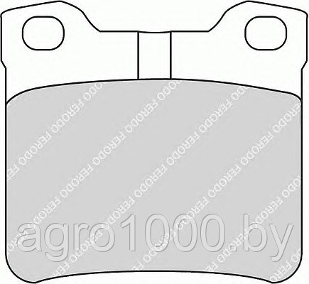 КОЛОДКИ ТОРМОЗНЫЕ ДИСКОВЫЕ FDB1415 DN