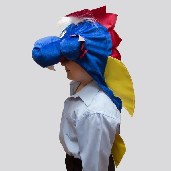 Карнавальная шапка Дракон с крыльями БОКА - фото 1 - id-p188015259