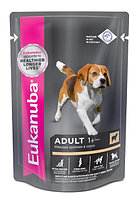 Влажный корм для собак Eukanuba Adult All Breed (ягненок в соусе) 100 гр