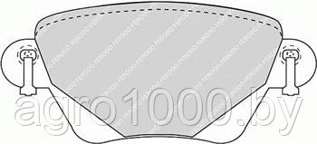 КОЛОДКИ ТОРМОЗНЫЕ ДИСКОВЫЕ FDB1416 DN