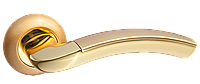 Дверная ручка VERONI - N 23 GP/BSB Золото / Матовое золото