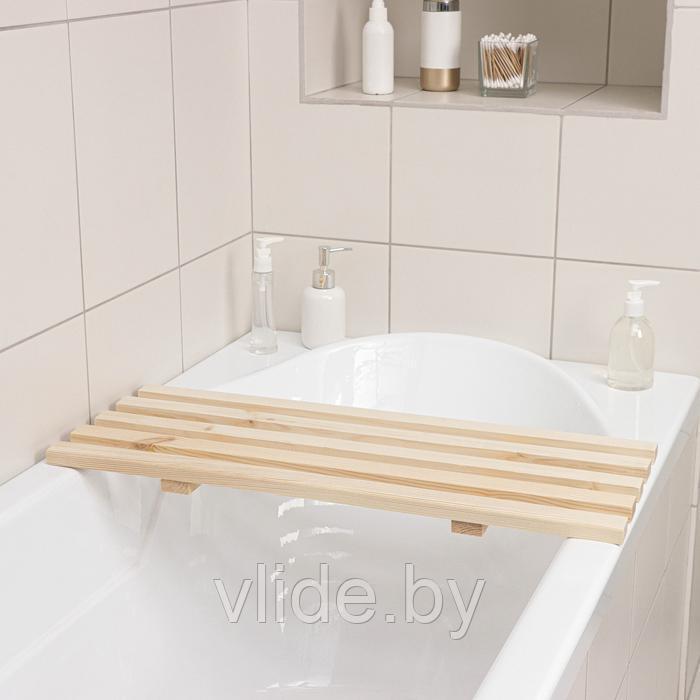 Сиденье для ванны, 68×27×3,5 см, сосна - фото 2 - id-p188016811