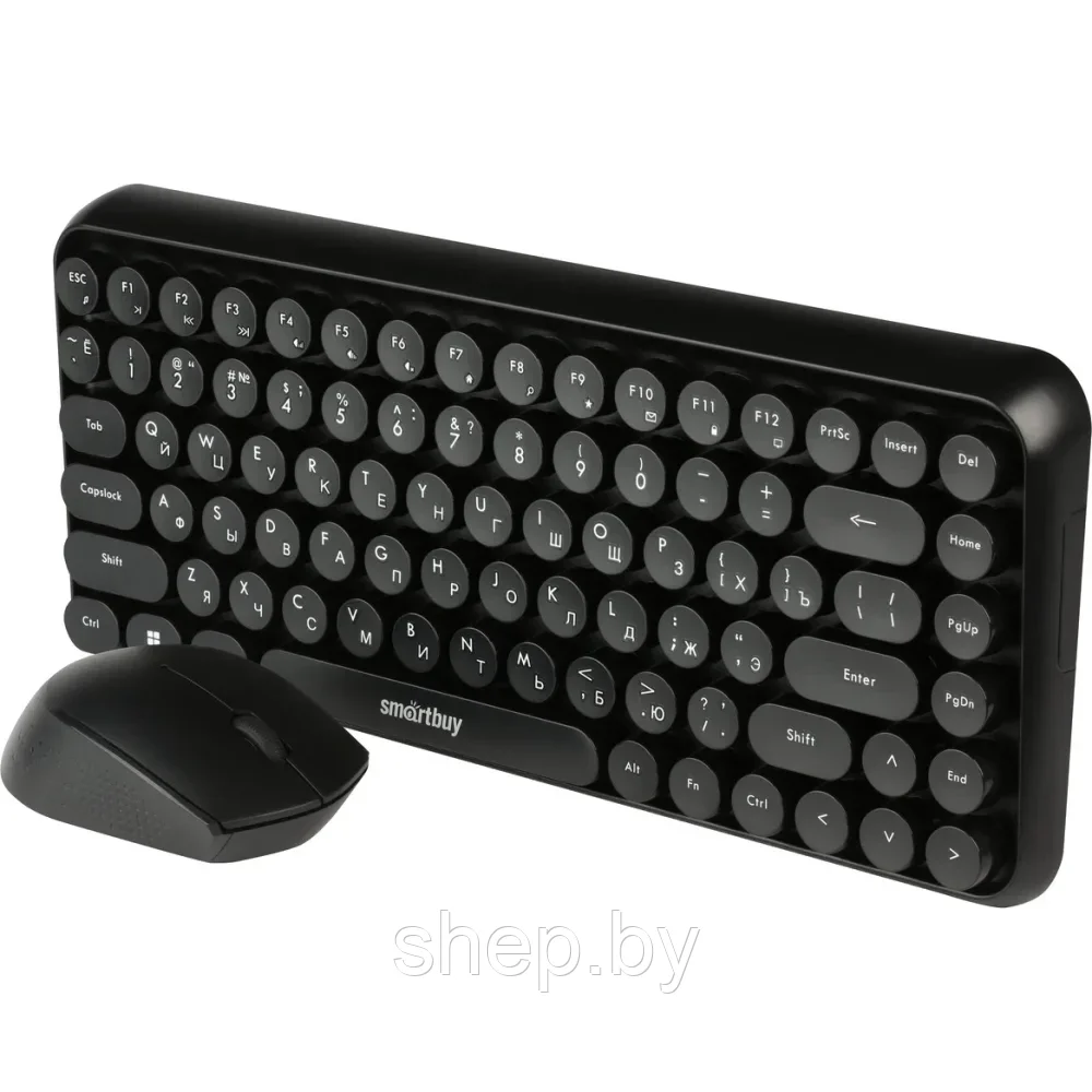 Беспроводной комплект клавиатура + мышь Smartbuy SBC-626376AG-K цвет: черный