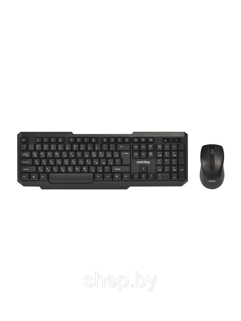 Беспроводной комплект клавиатура + мышь Smartbuy 230346AG-KG цвет: черно-серый - фото 2 - id-p188017214