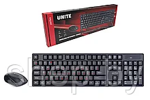 Беспроводной комплект клавиатура + мышь Perfeo UNITE PF_A4786 цвет: черный