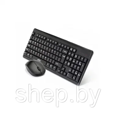 Беспроводной комплект клавиатура + мышь Perfeo TEAM PF_A4785 цвет: черный - фото 1 - id-p188019298