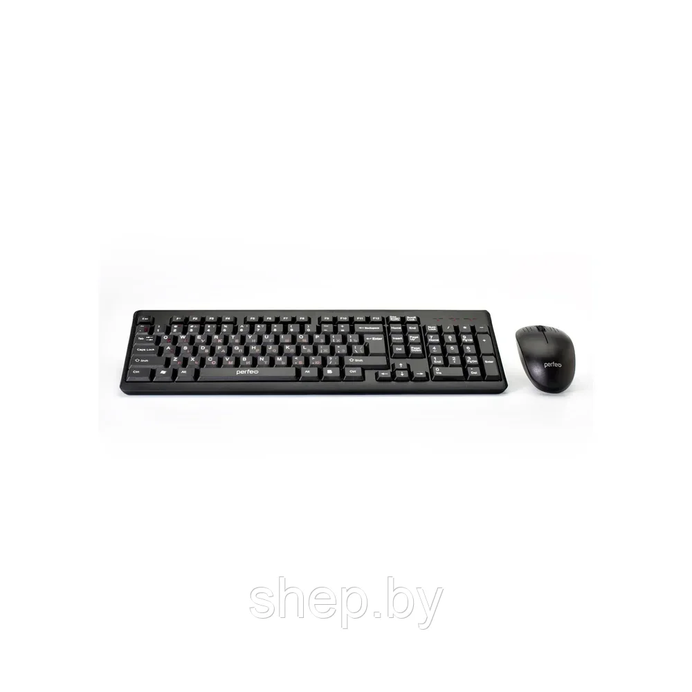 Беспроводной комплект клавиатура + мышь Perfeo TEAM PF_A4785 цвет: черный - фото 3 - id-p188019298
