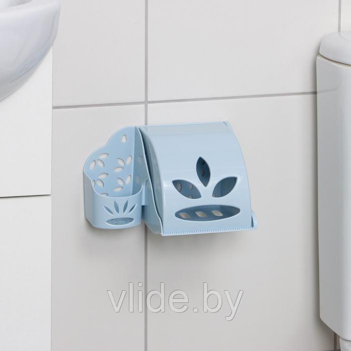 Держатель для туалетной бумаги и освежителя воздуха, цвет МИКС - фото 1 - id-p141295849
