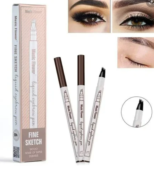 Водостойкий карандаш для бровей Huda Beauty Fine Sketch с эффектом тату, 1 ml