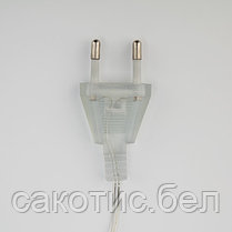 Гирлянда «Сосульки» 1,5х0,25 м, прозрачный провод, теплый белый цвет свечения, фото 3