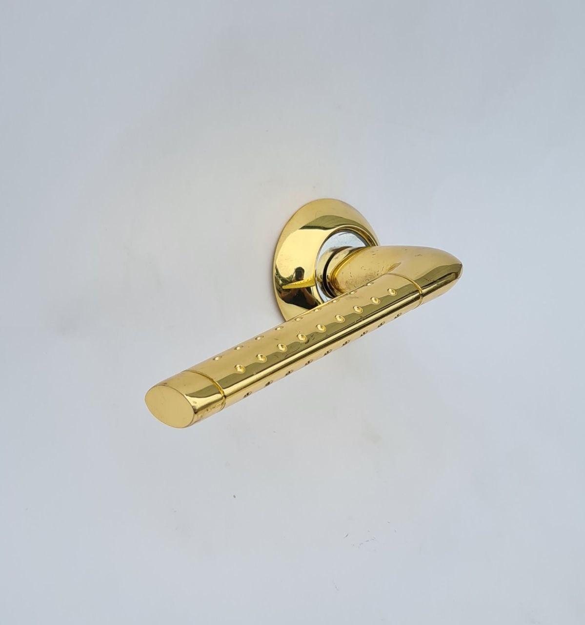 Дверная ручка VERONI - N 101 BSB Матовое золото / Хром - фото 3 - id-p188016624