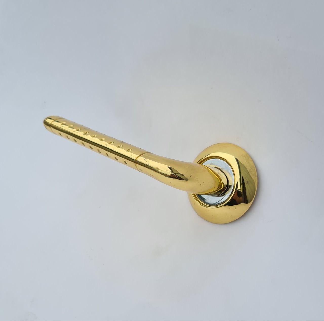 Дверная ручка VERONI - N 101 BSB Матовое золото / Хром - фото 4 - id-p188016624