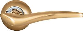 Дверная ручка VERONI - N 89 SG  Матовое золото / Хром